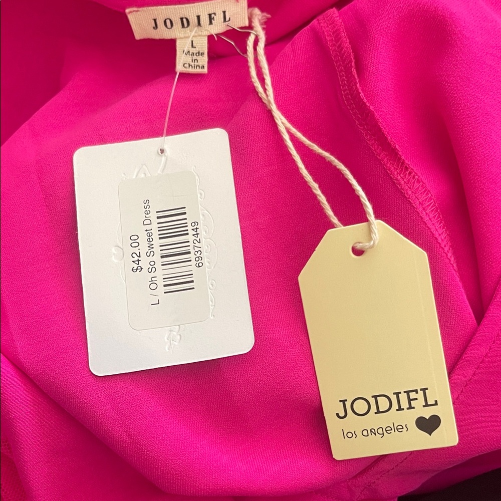 NWT Jodifl Hot Pink Dress